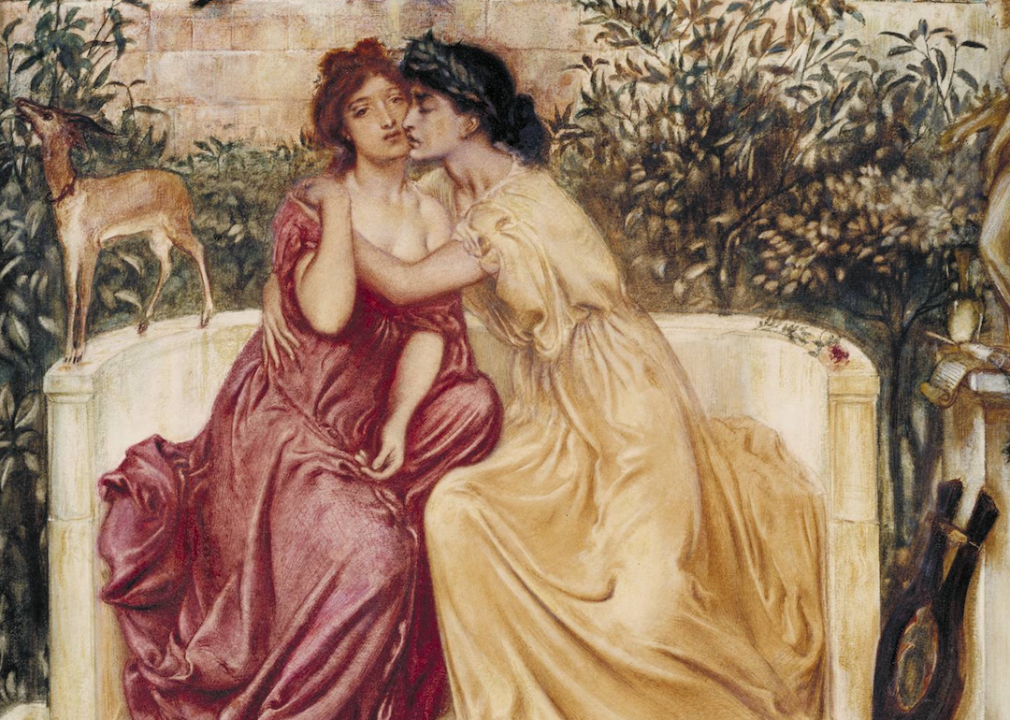 630–612 B.C.: Sappho the poet is born
